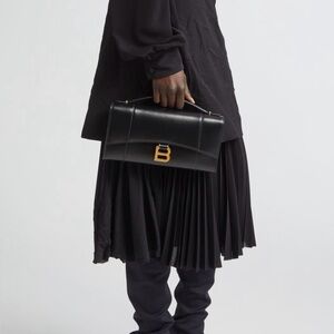 Balenciaga top handle clutch